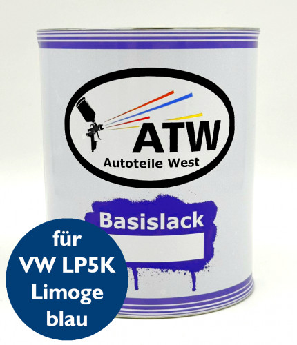 Autolack für VW LP5K Limogeblau